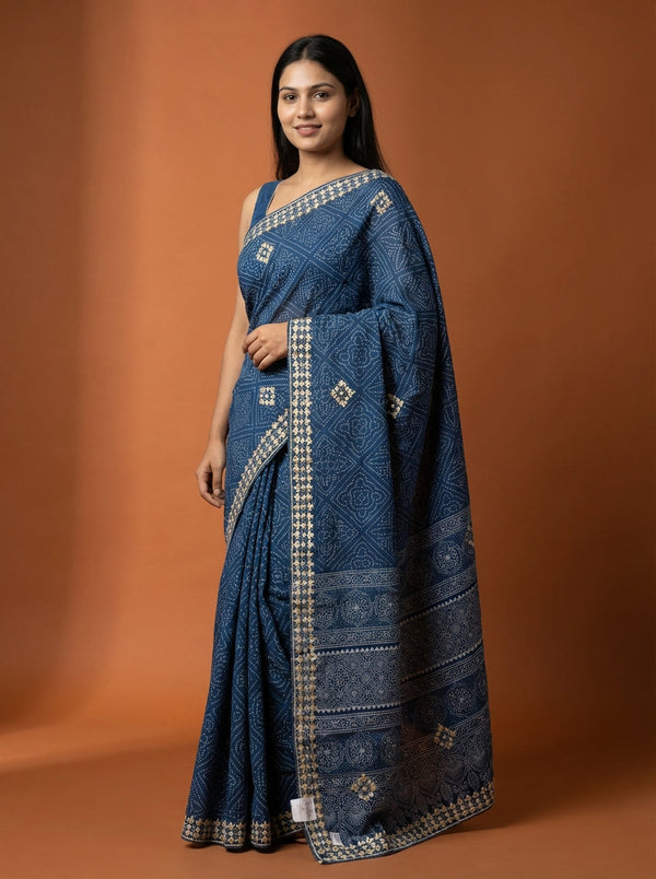 Ajrakh Sarees