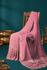 Rangeela Rani Pink Khaddi Saree with Elegant Traditional Appeal